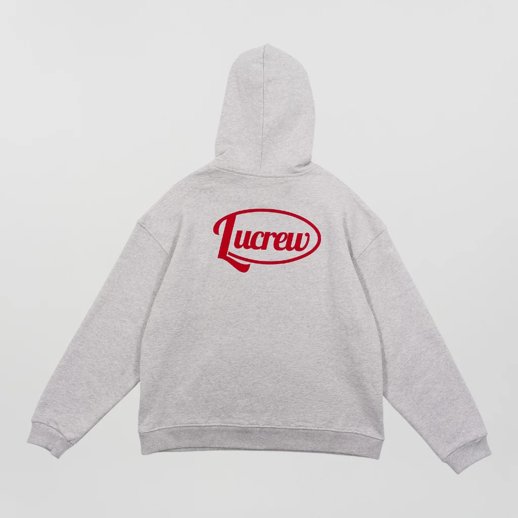LUCREW Ellipse rot Hoodie - Image 6