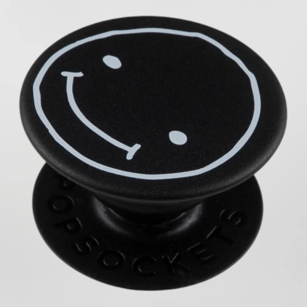 Smileyface Popsocket schwarz - Image 2