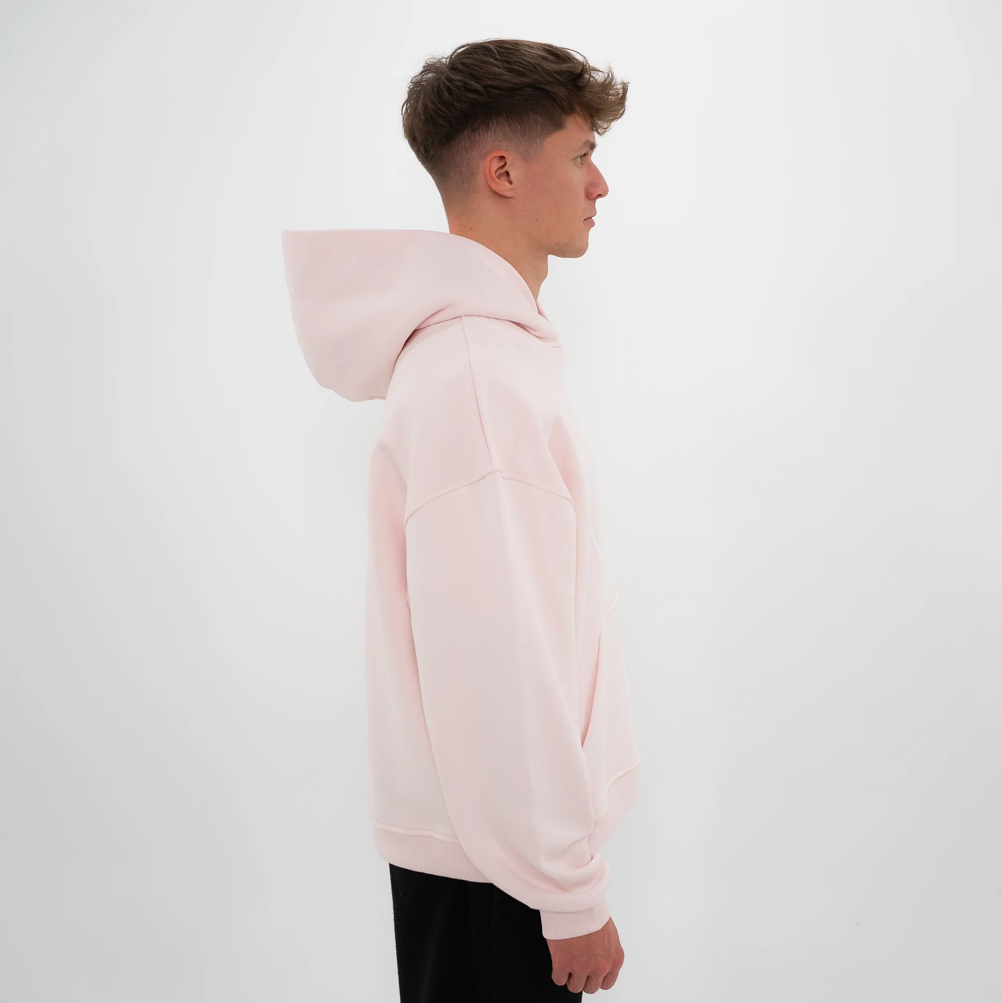 Smileyface Hoodie rosa - Image 3
