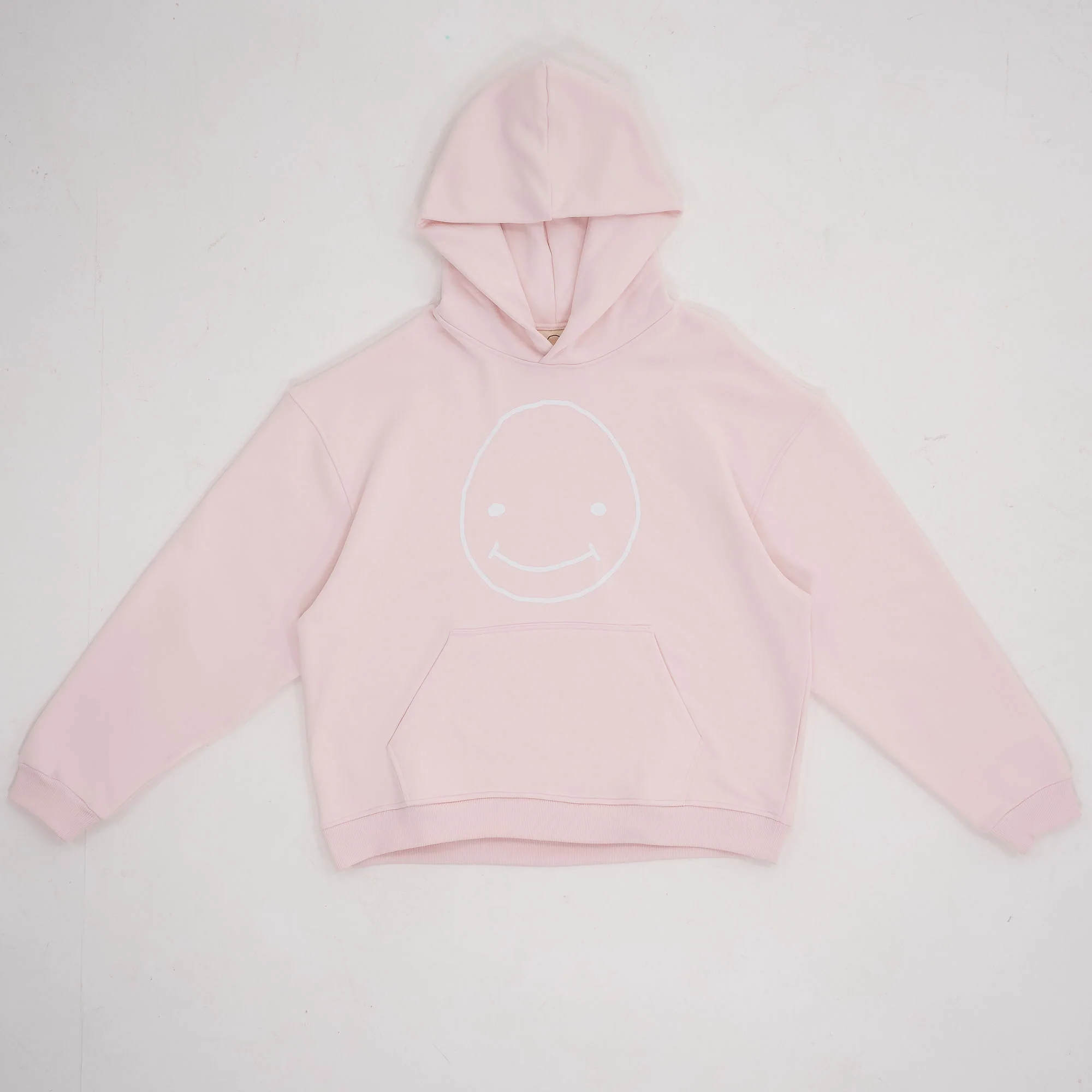 Smileyface Hoodie rosa - Image 5