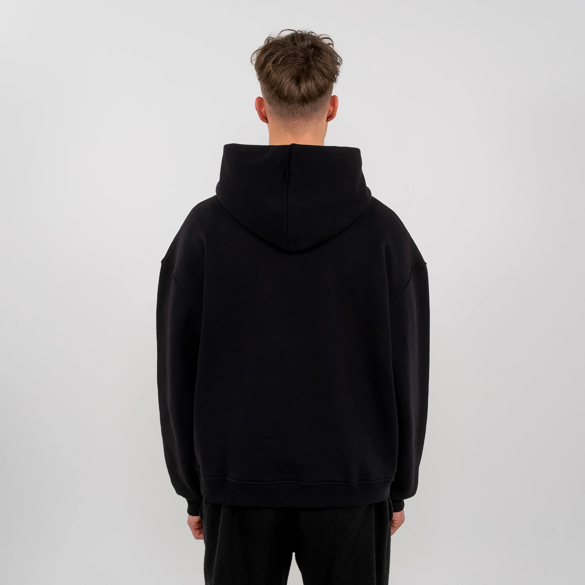 Smileyface Hoodie schwarz - Image 4