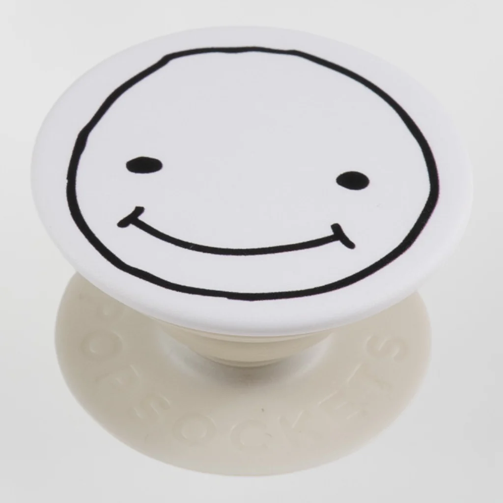 Smileyface Popsocket weiß - Image 3