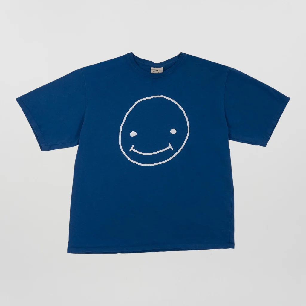 Smileyface Shirt blau - Image 5