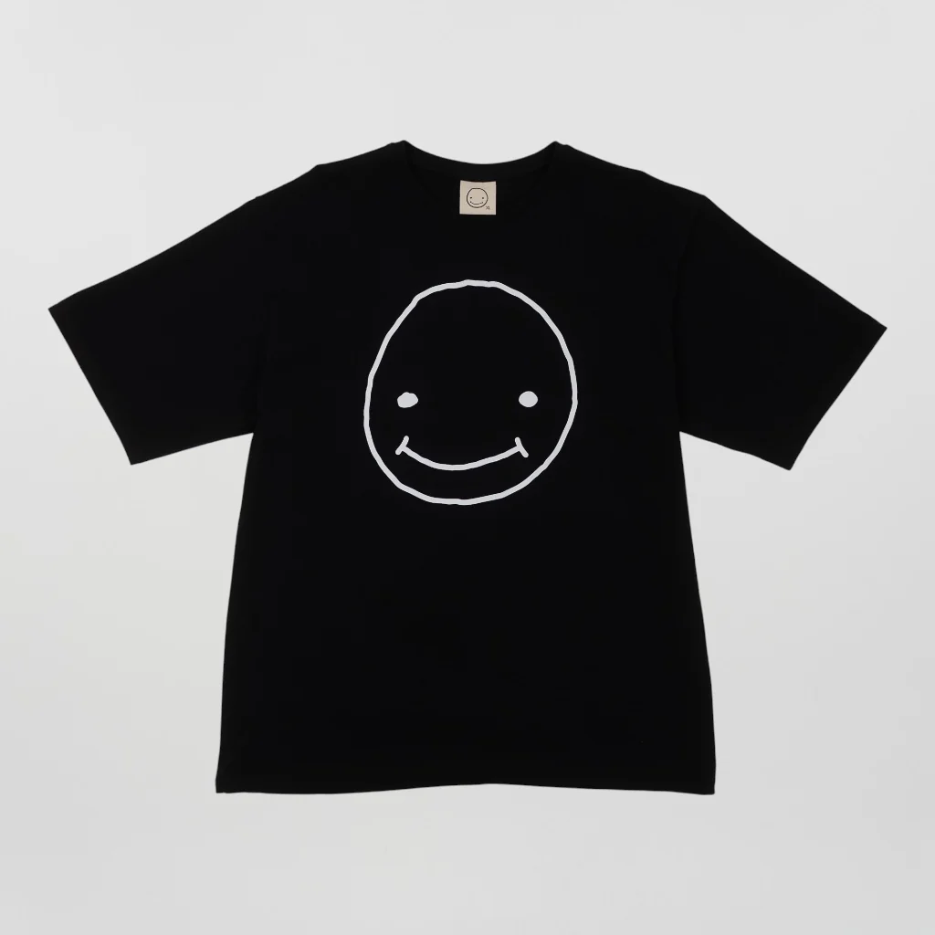 Smileyface Shirt schwarz - Image 5